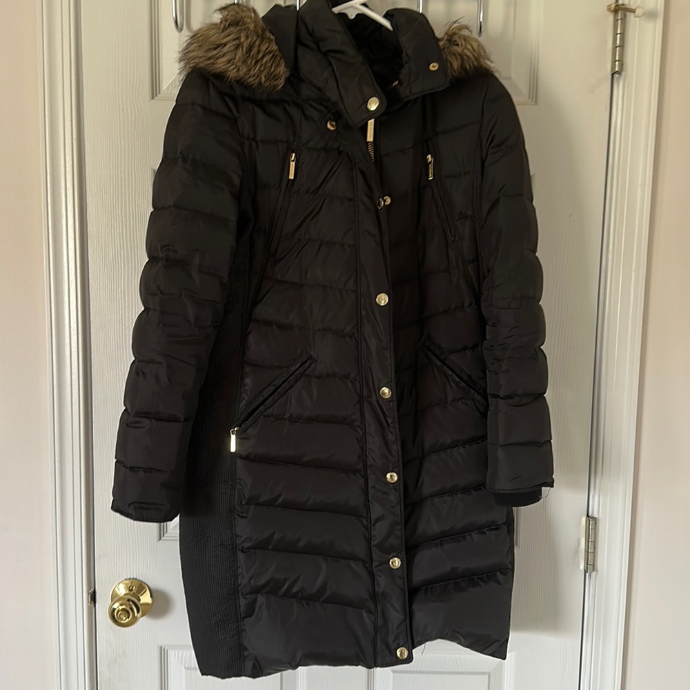 Michael lots puffer jacket size medium black